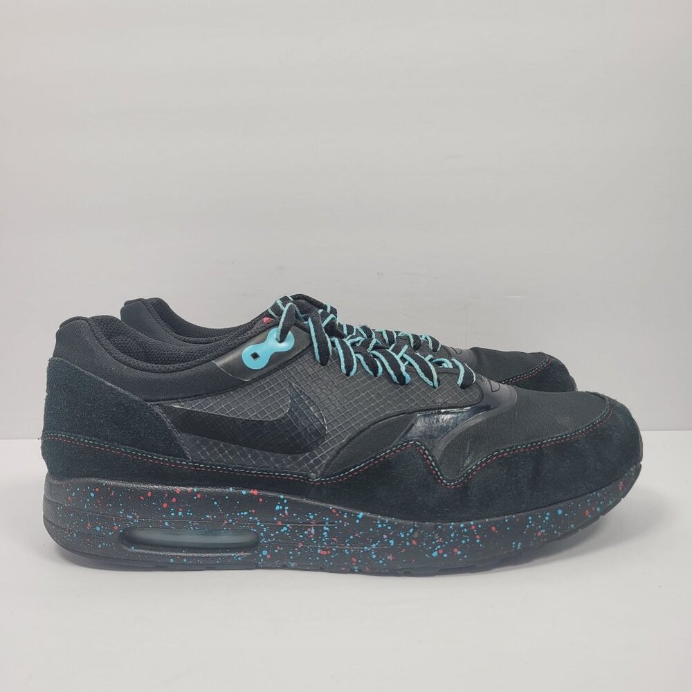 Rare 2009 Nike Air Maxim 1 x Parra Men's Black Sneakers 366488-001 US Size 11